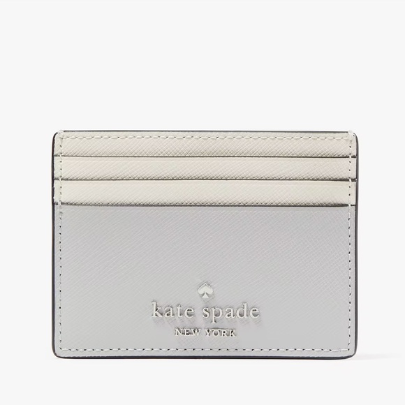 Kate Spade Madison Small Slim Card Holder
Platinum Grey Multi
NWT - Picture 2 of 16